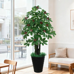 Artificial Green Plants, Fortune Fruit Trees, Fake Plants, Large Indoor Potted Plants, Wealth-Attracting Ornaments, Living Room Decorations, Plastic Flower Bonsai