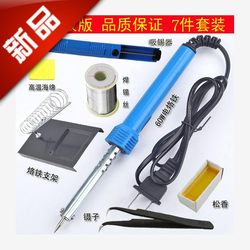 Electric Soldering Iron Kit Soldering Pen Welding Electronic Repair Soldering Iron Tin Wire Rosin Household Student Soldering Iron 60W with Light