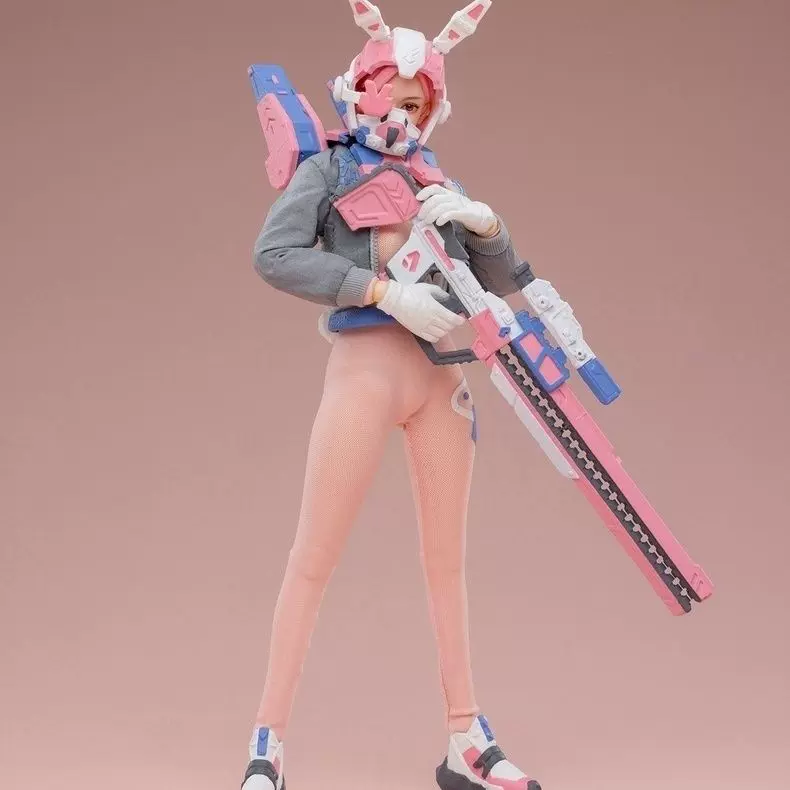 LEVEL9 1/12 混沌前線 嵐 LEVEL9九級社混沌前線凜莉花哇哇嵐1/12 可動兵人模型玩具