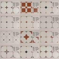 Guangdong All-Ceramic Small Tiles 200 Original Edge American and French Retro Tiles for Kitchen, Bathroom, and Balcony Flooring