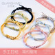 Boyfriend series headband for boyfriend to wear on wrist, couple rubber band, small fresh and simple basic style adjustable Korean hair tie