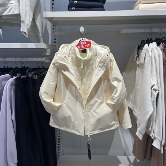 
Skechers 2025 new women's woven jacket + woven pleated cotton jacket P125W013