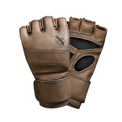 Hayabusa Genuine Leather Half-Finger Gloves Split-Finger Mma Gloves Sanda Fighting Combat First-Layer Cowhide Gloves