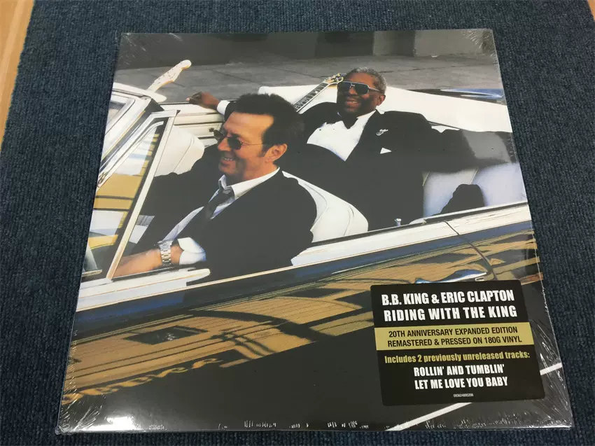 未拆B.B. King Eric Clapton Riding With The King黑胶2LP