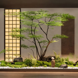 Simulated Plant Landscaping, Chicken Claw, Indoor Decoration, Landscape, Fake Maple Tree, Simulated Tree, Bionic Green Plant Landscaping under Stairs