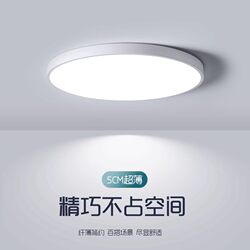 Ultra-Thin Led Ceiling Lamp, Simple and Modern Master Bedroom Lamp, Room Living Room Lamp, Corridor Kitchen Balcony Scandinavian Lamp