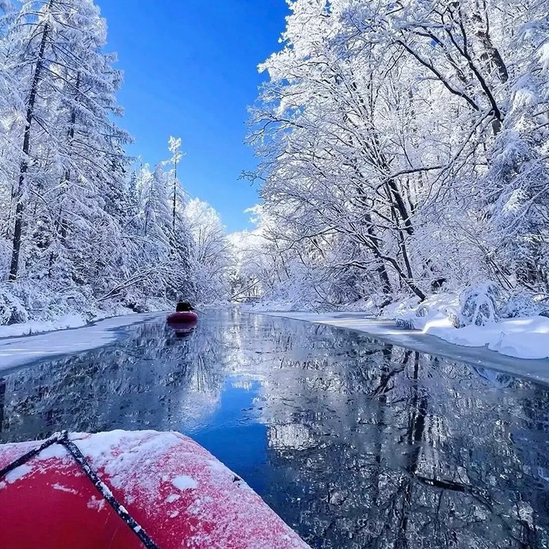 长白山雪岭/老里克湖+雾凇漂流—精品小团—2-8人拼团纯玩一日游