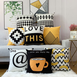 Nordic Throw Pillow Sofa Cushion Car Lumbar Support Office Cushion Nap Pillow Headboard Backrest Cover Lumbar Pillow Cushion Core