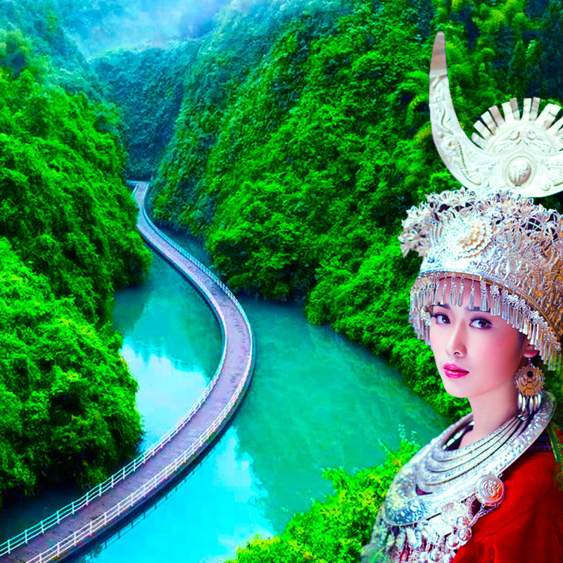 2-16-30人湖北恩施2天1晚纯玩跟团旅游大峡谷一炷香屏山峡谷