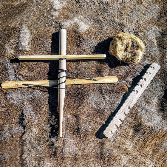 Two-person version of drilling wood to make fire, outdoor development training, team Sutuo parent-child activities, camping fire tools