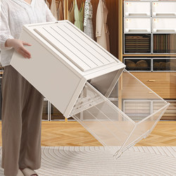 Storage Box Drawer-Type Home Wardrobe Clothes Organizer Plastic Transparent Storage Cabinet Drawer Storage Box