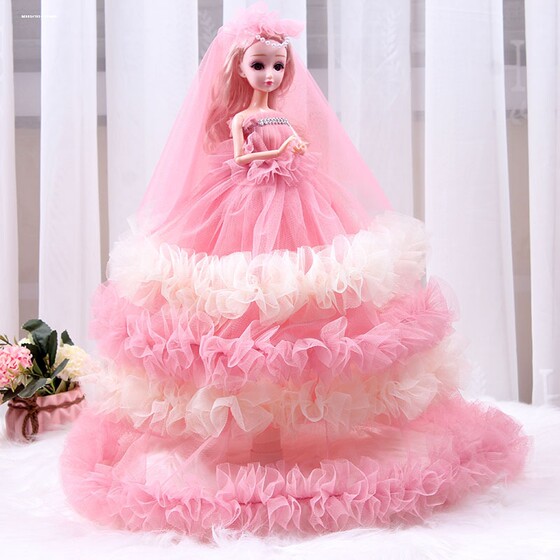 
Girls toy doll simulation dress-up princess 2024 new set gift box children's birthday gift 61