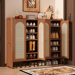 Doorway Entry Shoe Cabinet 2025 New Popular High-End Shoe Rack Multi-Layer Large Capacity Dust-Proof Shoe Storage Cabinet with Door
