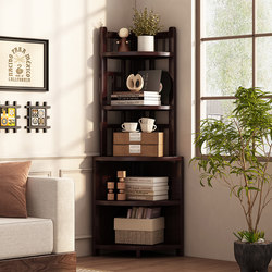 Bookshelf Living Room Corner Multi-Layer Book Storage Rack Household Children's Floor-Standing Storage Rack Wall-Mounted Simple Storage Cabinet