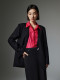 Three-color Lixueleisure high-end minimalist style collarless suit jacket commuting exquisite design top for women