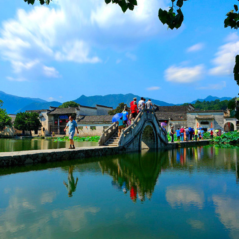 黄山宏村2天1晚纯玩跟团可选20人团黄山二日游