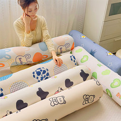 ins Summer Cool Ice Silk Cylindrical Pillow Long Candy Pillow for Girls Side Sleeping Cushion Pillowcase Removable and Washable