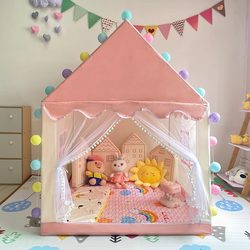 Children's Day Gift Small Tent Indoor Children's Playhouse for Sleeping Girls Baby Home Use Bed Separation Tool