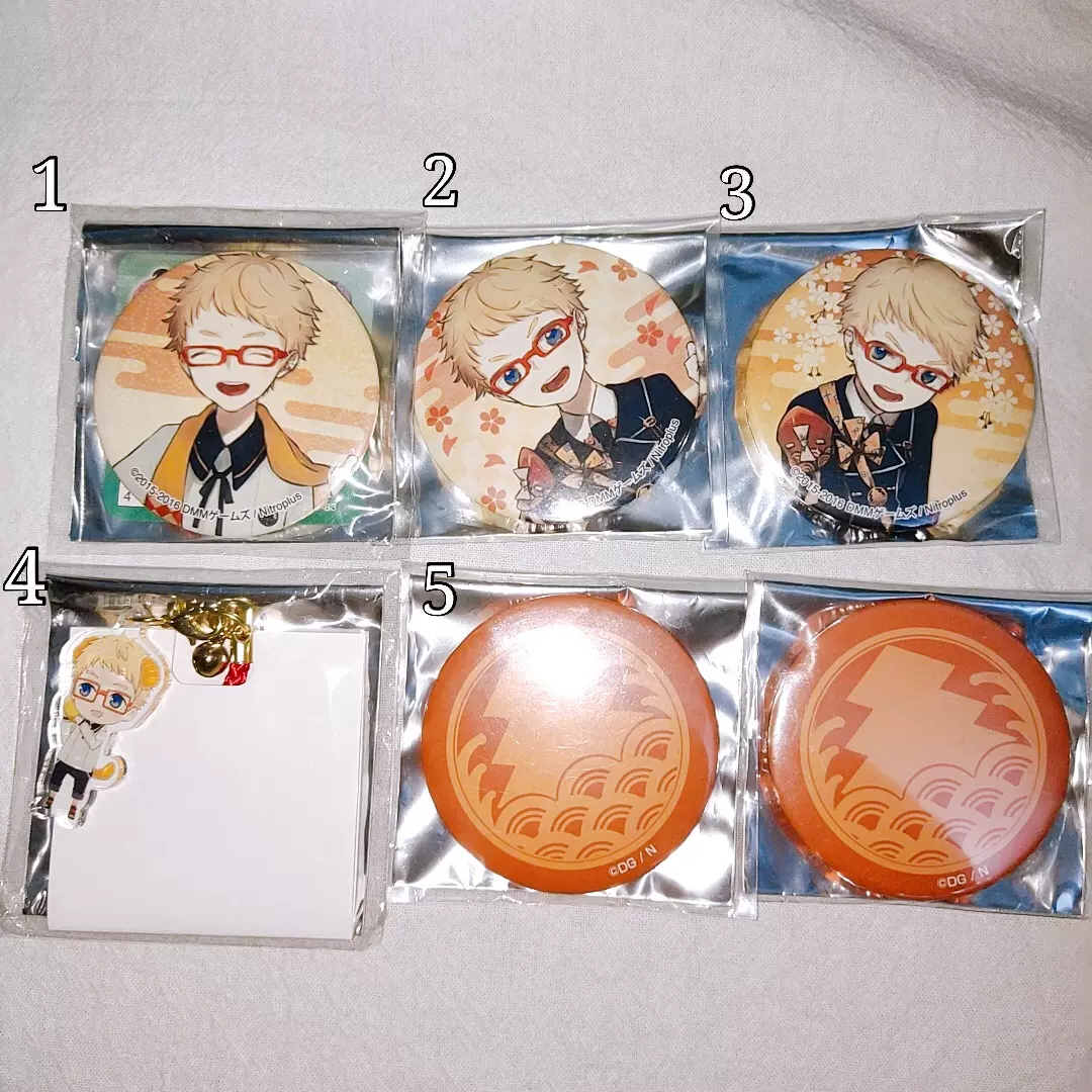 日版刀剑乱舞博多藤四郎吧唧刀纹立绘刀犬挂件