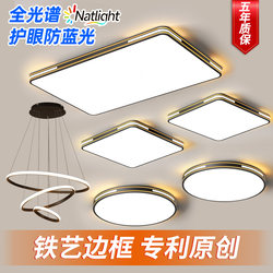 Living Room Lamp, Modern, Simple and Elegant, Suitable for Home Use in the Hall, Led Ceiling Lamp, Zhongshan Lighting Fixtures, Whole House Package, 2025 New Model