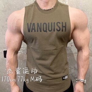 
Clearance special offer VANQUISH Black Friday old men's VQ sports and casual elastic slim cotton vest vest Q4