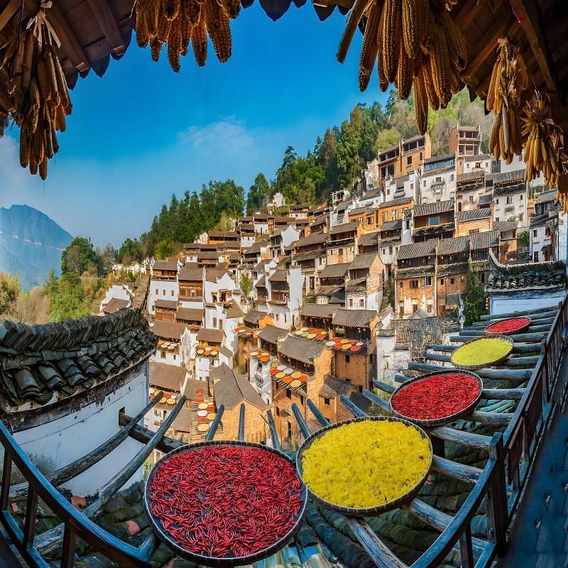 江西12人小团0购物含高铁5日游望仙谷婺源篁岭景德镇三清山鄱阳湖