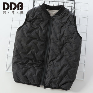 
(Clearout) Children's clothing boys' quilted vest outer wear autumn and winter 2024 new medium and large children's vest children's winter clothing