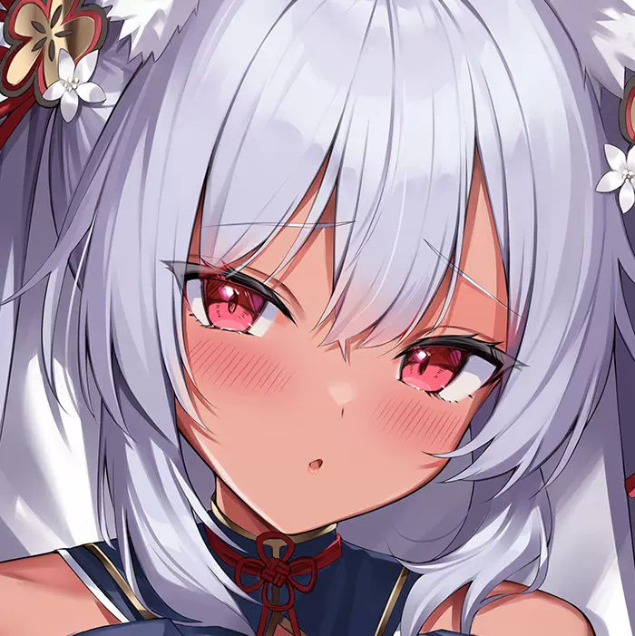 银娘きょんた猫耳ツインテ褐色娘「天音（あまね）」等身抱枕套-Taobao 