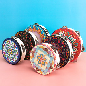 
Adult dance grade examination tambourine children's Orff professional musical instrument hand drum kindergarten teacher tambourine ring bell
