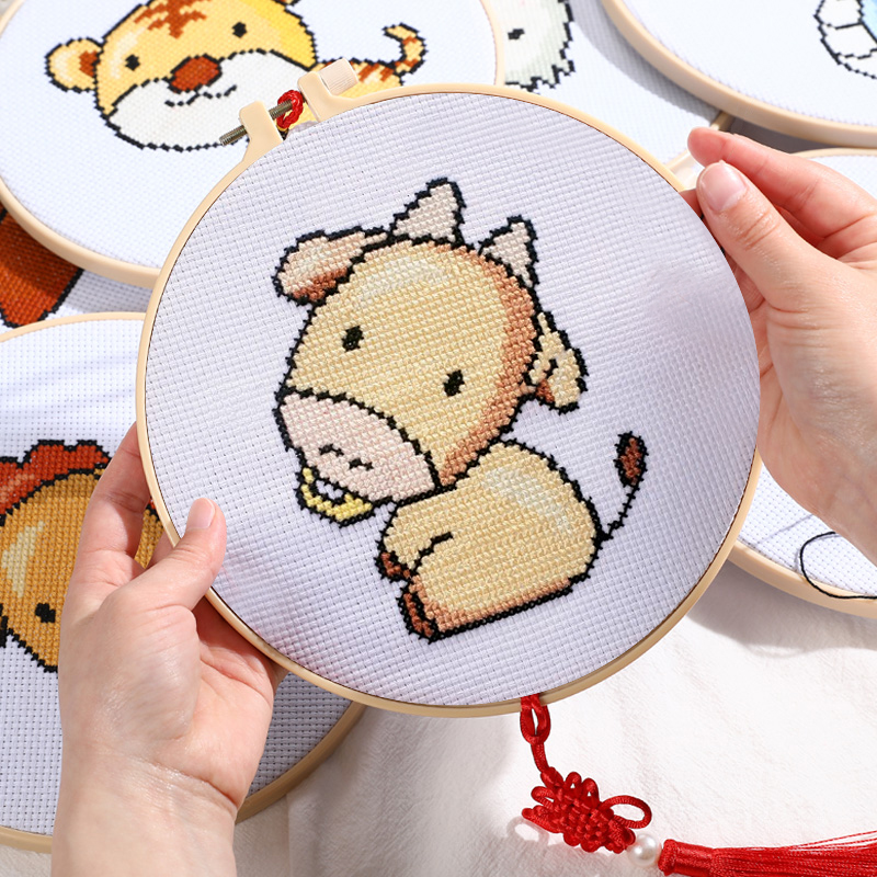 干支の刺繍画　「兎」 干支の刺繍画 「兎」 刺繍 LIVE】干支うさぎの刺繍「annasの和の刺繍