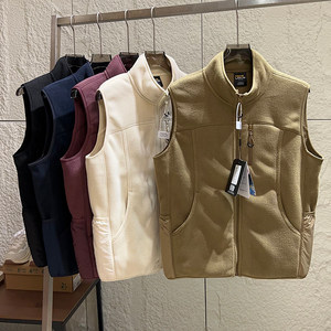 
First-line outdoor single! Double-sided fleece! New autumn and winter products for men and women's middle layer fleece jacket casual vest vest
