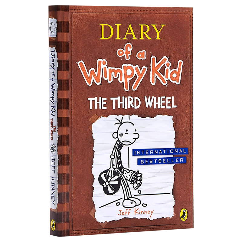 送音频】小屁孩日记7 英文原版Diary of a Wimpy Kid 7 The Third Wheel