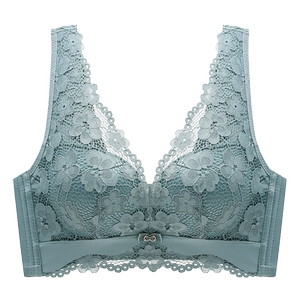 
Summer latex lingerie women's small breasts gathering and adjusting bra on top of the bra to collect secondary breasts anti-sagging and markless bra set