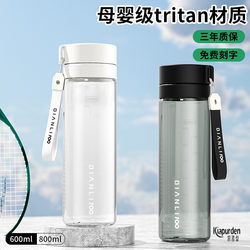 Tritan Water Cup Men's Large-Capacity Student Sports Space Tea Cup High Temperature Resistant Summer Plastic Water Bottle