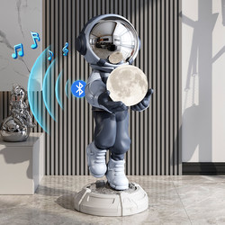 Astronaut Living Room Decorations, Large Luxury High-End Astronaut Lamp, Large Floor-Standing Light, Gift for Moving into a New Home