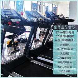 Commercial Home Treadmill, Gym-Specific, Large Electric Folding Ultra-Quiet Widened Folding Equipment