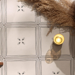 French-Style Retro Cream-Colored Full-Ceramic Tiles for Guesthouses, Bathrooms, Entryways, Kitchens, Cafes, Clothing Stores, and Balcony Floor Tiles