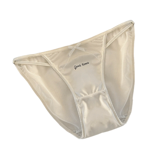 
Sexy hot and hot high-slit lace lace-up briefs for women low waist breathable comfortable pure cotton crotch women briefs