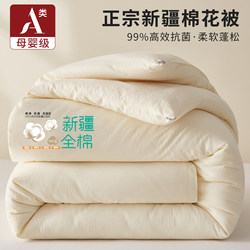100% Xinjiang Pure Cotton Quilt, Winter Quilt, Thickened Washed Cotton Core, Warm Autumn and Winter Quilt, 2025 New Model