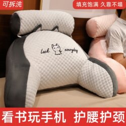 Bedside Cushion Soft Pillow Bed Backrest Cushion Large Pillow for Girls Sleeping Sofa Waist Support Pillow Dormitory Girls