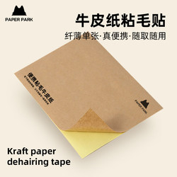 Paperpark Portable Pocket Lint Remover Mini On-The-Go Clothes Lint Remover Tearable Sticky Paper Strong Hair Removal