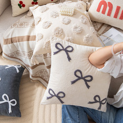 ins Light Luxury High-End Throw Pillow for Sofa, Living Room, Removable and Washable Backrest Pillowcase, Cushion Core, Office, 2025 New Model