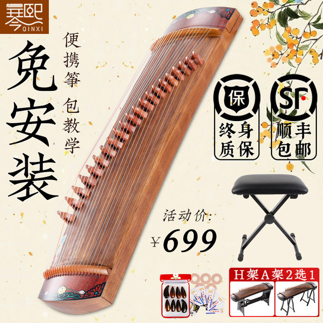 Qinxi Guzheng portable small Guzheng grade examination beginners entry