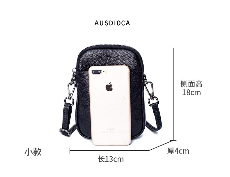 Mini Ladies Mobile Phone Bag Oxford Multi-layer Zipper Women's Crossbody Wallet Handbag Comfortable Underarm Bag For Women