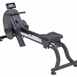 Magnetic Resistance Rowing Machine, Magnetic Dual-Track Foldable Model, Adjustable Multifunctional Smart Fitness Equipment for Gym Studios