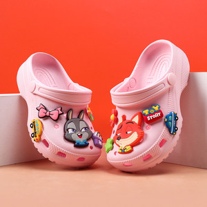 
Zootopia Children's Crocs Girls' Slippers Summer New Boys' Non-Slip Girls' Outdoor Beach Sandals