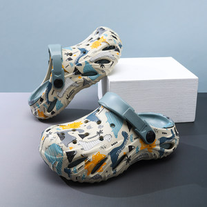 
Children's hole shoes boy slippers summer new style non-slip sandals baby big boy wears beach shoes sandals