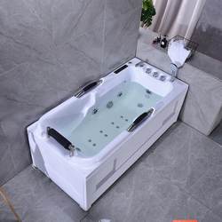 Acrylic Bathtub with Insulation and Heating for Adults, Suitable for Small Apartments, Smart Pool with Shower Head and Faucet, Bathtub for Adults for Home Use