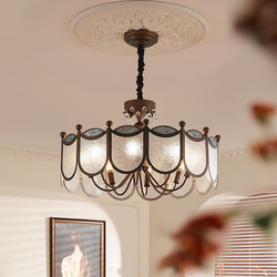 Dizan Living Room Chandelier, Mid-Century Retro American Style Main Light for the Hall, 2025 New High-End French Dining Room Light