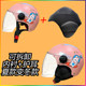 Summer style becomes autumn and winter style, plus velvet and thickening helmet lining, removable ear protection, winter warmth and cold protection, winter and summer dual-use model